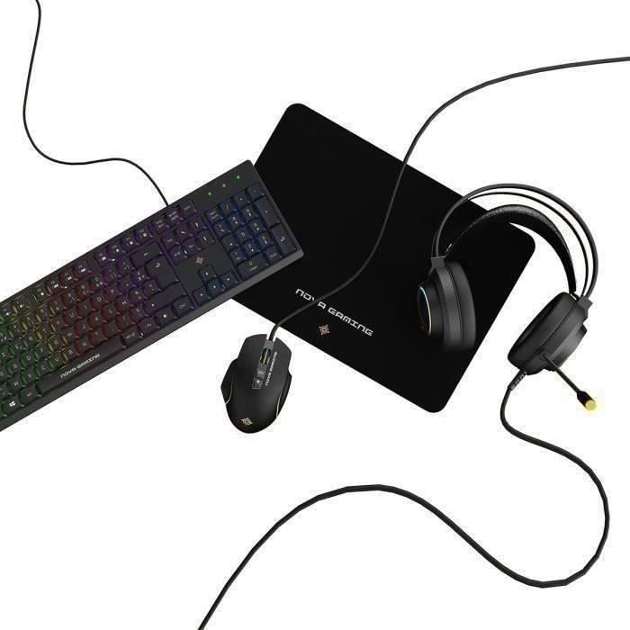 4 in 1 RGB Gaming Pack - MOBILITY - Aquila - Keyboard + Headset + Mouse + Mat