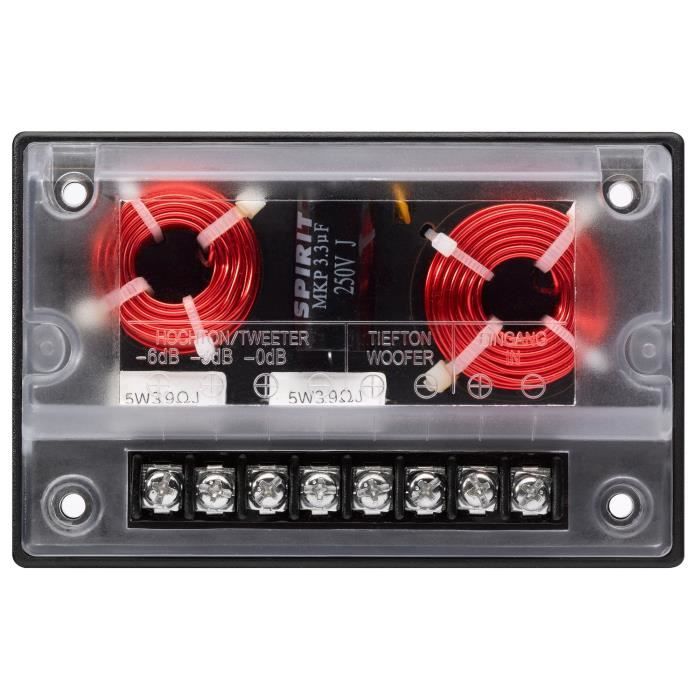 MTX TX650S Speakers Kit 13cm 2-way 80W RMS 4O aluminum chassis neodymium tweeter silk dome coil TSV TIL
