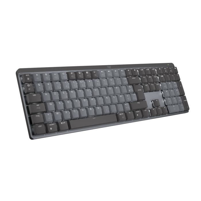Logitech - Wireless Keyboard - MX - Mechanical - Performance Backlit - Graphite