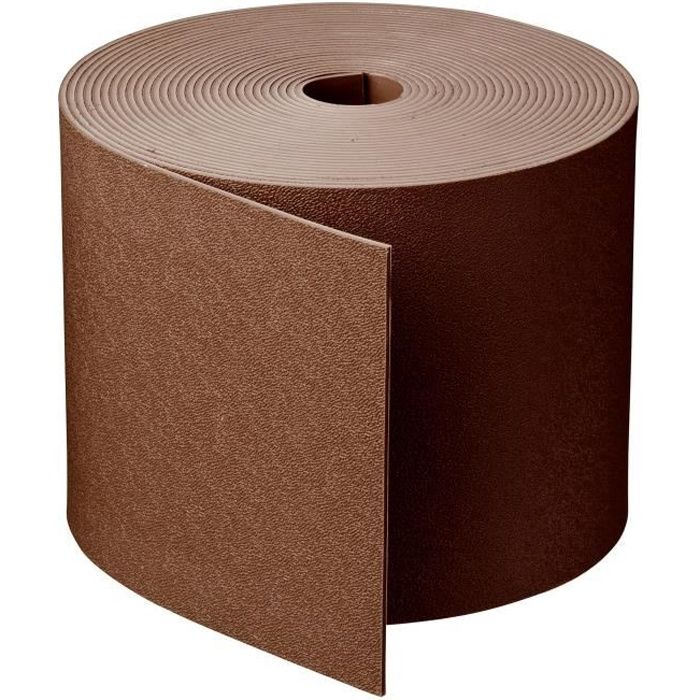 NATURE Polypropylene garden border - Thickness 3 mm - H 15 cm x 10 m - Beige taupe