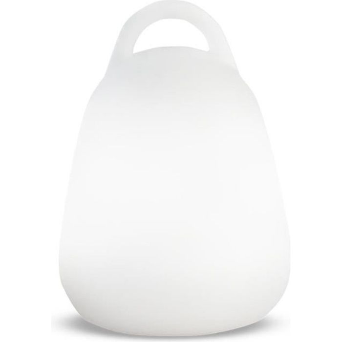 LUMISKY Wireless LED portable lamp LIBERTY C25 - Waterproof and floating - H 24 cm - White and multicolored
