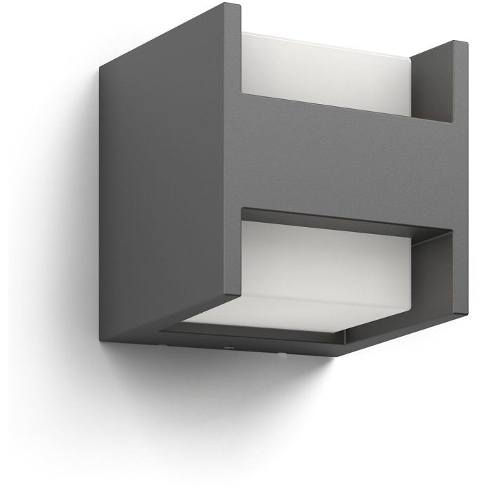 PHILIPS Arbor outdoor wall lamp 2x4,5W 230V - Anthracite