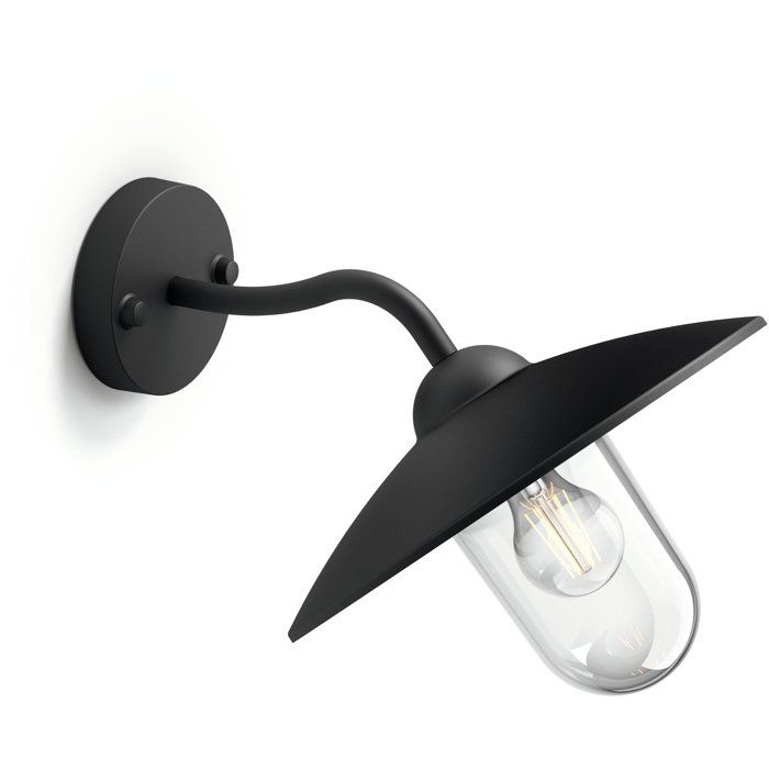 HAMMOCK-Outdoor wall light Descendant Black L30cm Black Philips