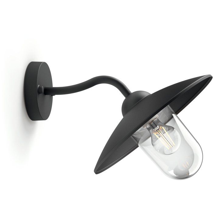 HAMMOCK-Outdoor wall light Descendant Black L30cm Black Philips