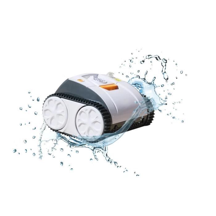 BESTWAY Aquaglide autonomous swimming pool robot vacuum cleaner for flat bottom swimming pools 3.5 x 5 m, rechargeable battery