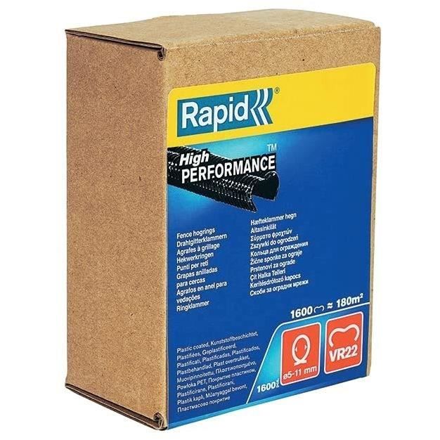 Rapid VR22 Black Laminated Wire Mesh Staples