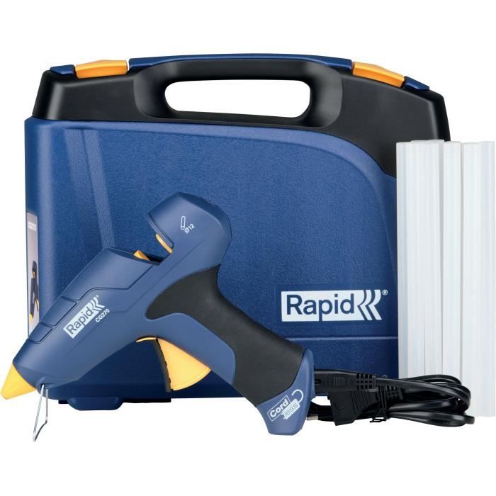 RAPID - CG270 glue gun - removable Box + glue 10 sticks