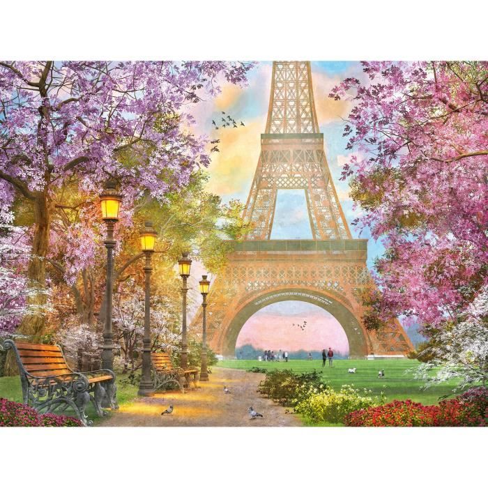 Puzzle 1500 pieces Love in Paris, Adults & Children from 14 years old, Premium quality puzzle 80x60cm, 12000694, Ravensburger