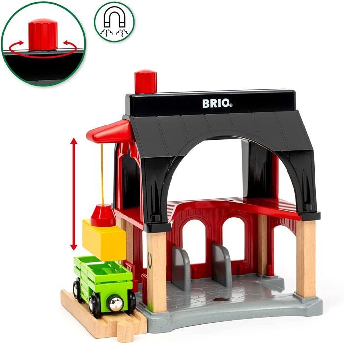 Animal barn - Accessory for wooden train circuit -7312350360127 - Brio World