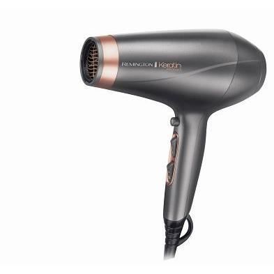 REMINGTON AC8820 Keratin Protect Hair dryer 2200W - 2 concentrators + 1 diffuser - Gray