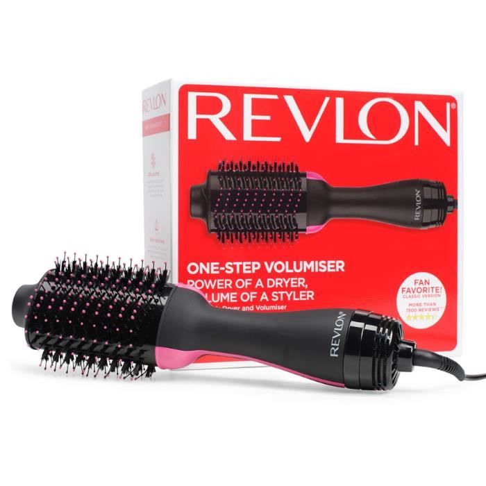 REVLON 2-in-1 Volumizing Drying Brush RVDR5222E - Pro Collection - Black / Pink