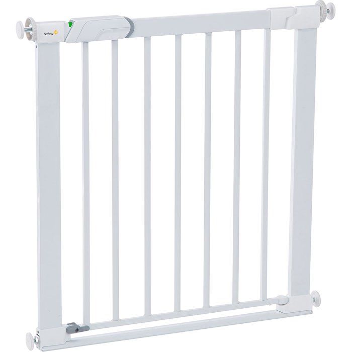 SAFETY 1ST Flat Step Barrier Metal Child Safety Barrier - White