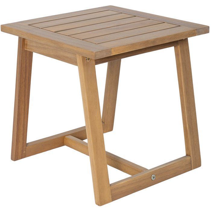 FSC Acacia wood garden furniture set with cushions - 2 people - Cali - Gray
