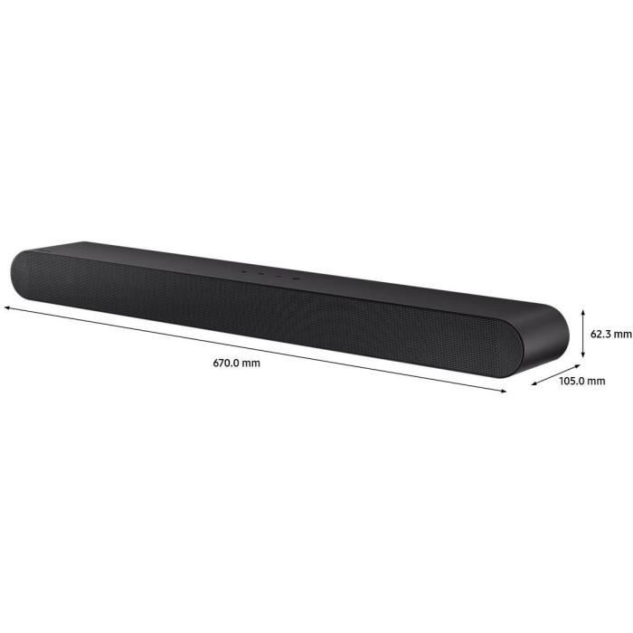 SAMSUNG - Soundbar HW-S50B One Body Built-in subwoofer 3.0Ch + Bluetooth