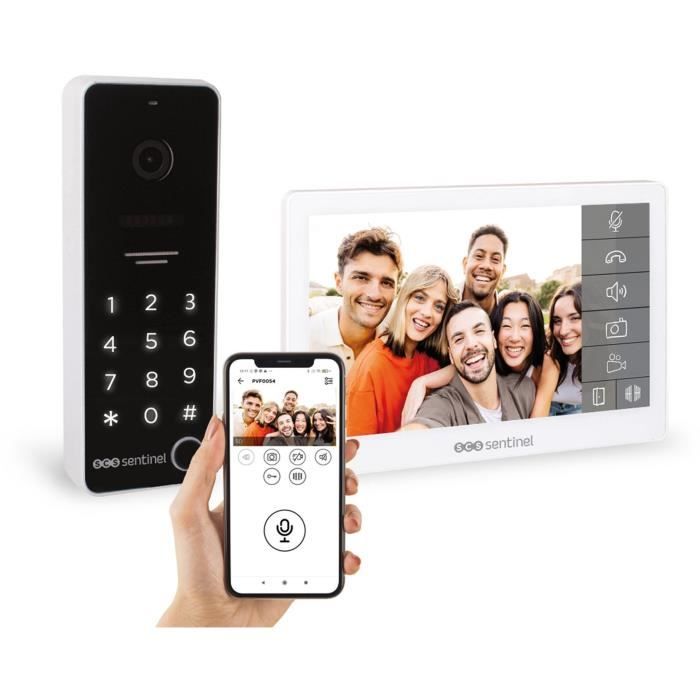 Connected video intercom with code keypad - SCS SENTINEL - CodeVisio Wi-Fi - 6 melodies