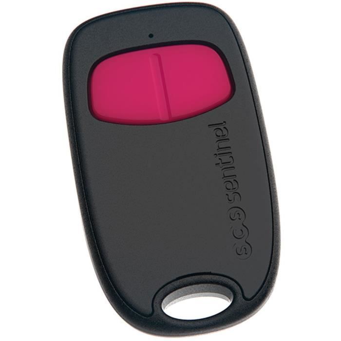 2-channel remote control - SCS SENTINEL - SimplyControl - Fuchsia, range 40m, frequency 433.92 MHz, CR2032 lithium battery included