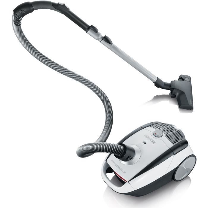SEVERIN BC7035 Vacuum cleaner with bag, Capacity of the microfiber bag with hygienic closure: 2 L, Soft sound brush + XL parquet brush