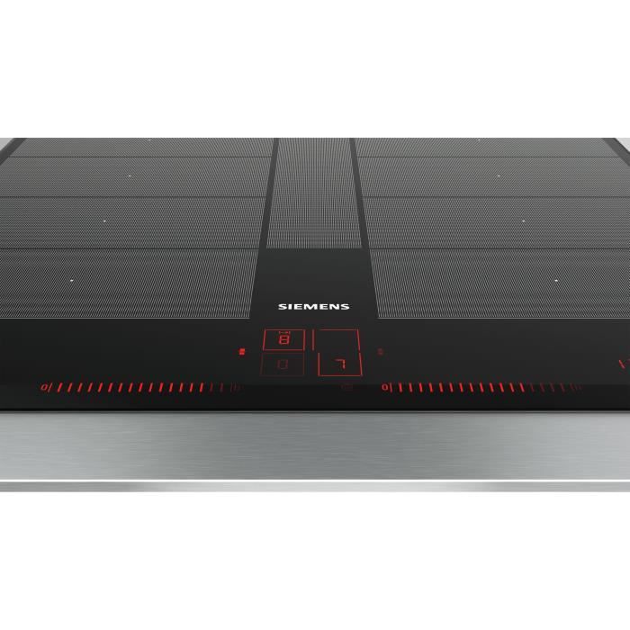 Induction hob - SIEMENS - IQ700 - 4 burners - 60 cm - Black - Dual LightSlider