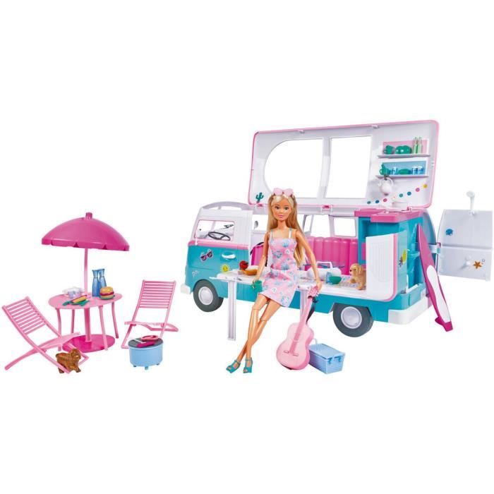 Model doll 29cm Steffi love and her motorhome that opens