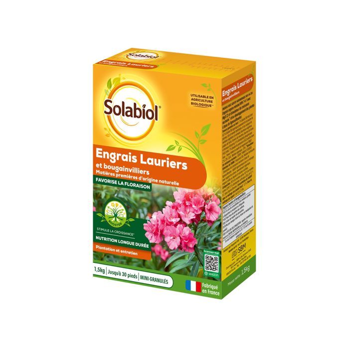 SOLABIOL SOLAURY15 Laurel And Bougainvillea Fertilizer - 1.5 Kg