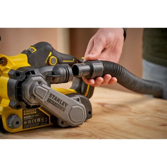 Belt sander + 1 Abrasive - Lithium battery (without) - STANLEY FATMAX V20 - SFMCW223B-XJ - 18V
