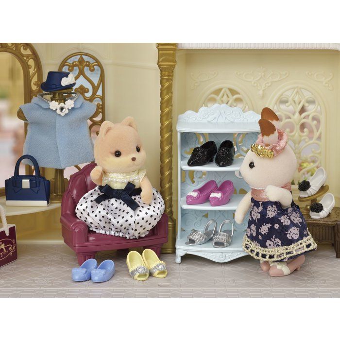 SYLVANIAN FAMILIES Fashion and big sister caramel dog suitcase For Children