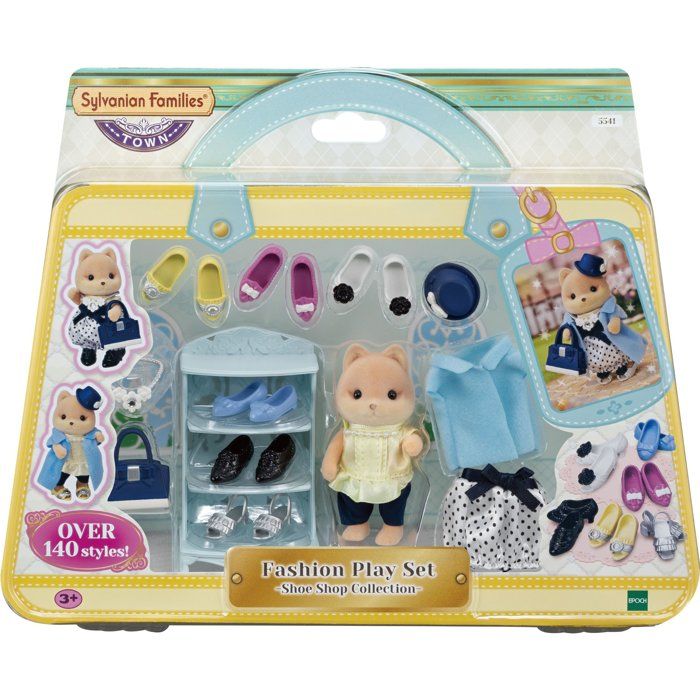 SYLVANIAN FAMILIES Fashion and big sister caramel dog suitcase For Children