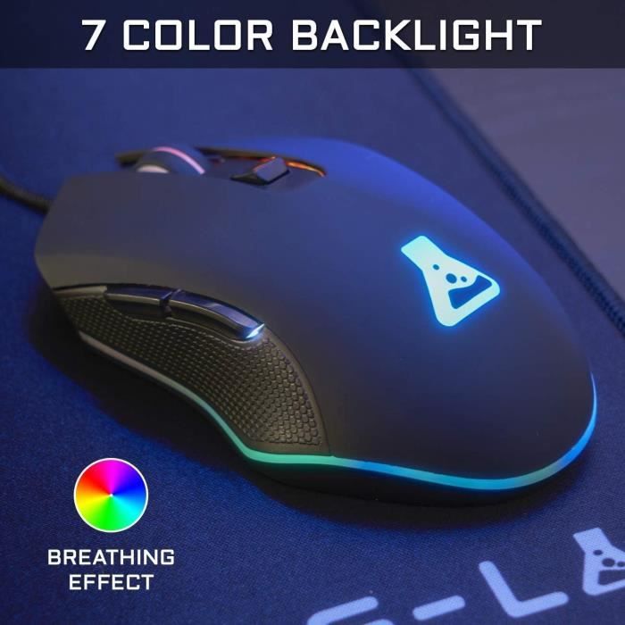 THE G-LAB KULT HELIUM Mouse 2400 DPI - Backlit