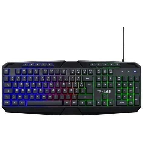 4 in 1 Gamer Pack - The G-Lab - COMBO NATRIUM - Wired Mouse - Wired Keyboard - Wired Headset - Mouse Pad