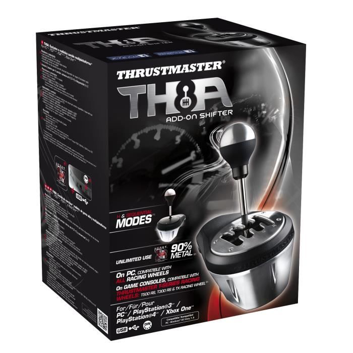 THRUSTMASTER Levier de vitesse TH8A SHIFTER ADD-ON - PC / PS4 / Xbox One