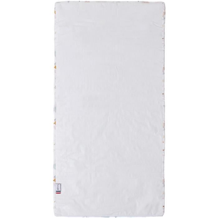 Balloons nomadic mattress - 120 x 60 x 4 cm - White - TINEO