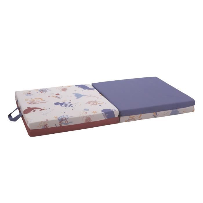 TINEO Smart rug Treasures of the ocean 3 in 1 - Evolutive - Removable cover - 120x120 cm -