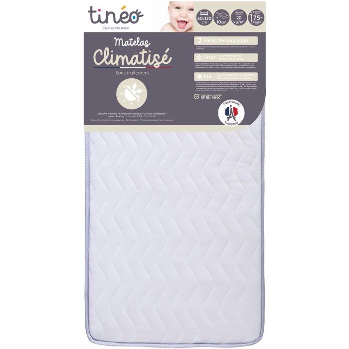 TINEO Air-conditioned mattress 60x120x10