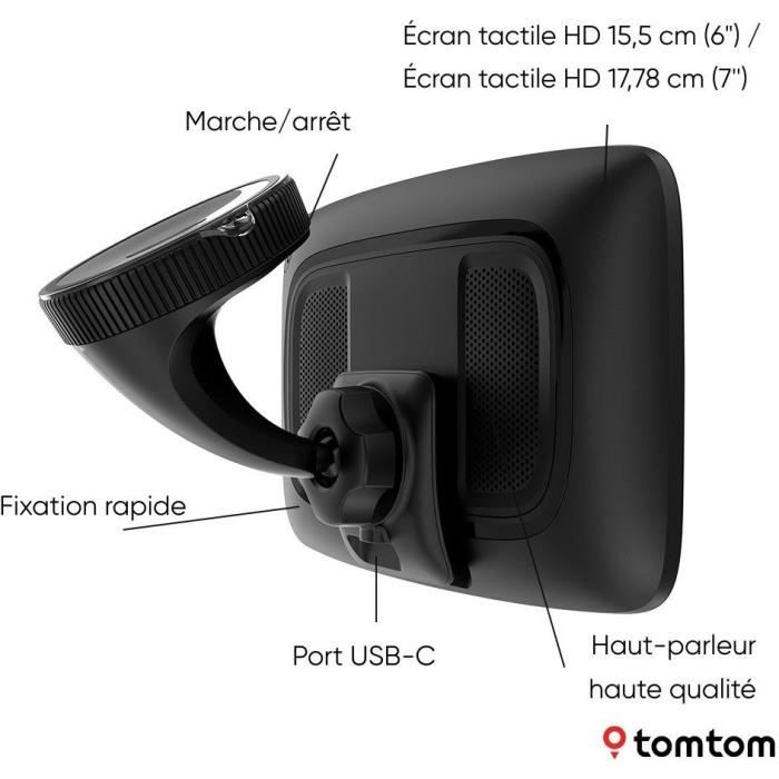 Auto GPS - TOM TOM - GO Superior - HD 7 screen - World maps - Wifi update