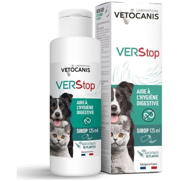VETOCANIS Syrup against worms - 125 ml - For dogs and cats