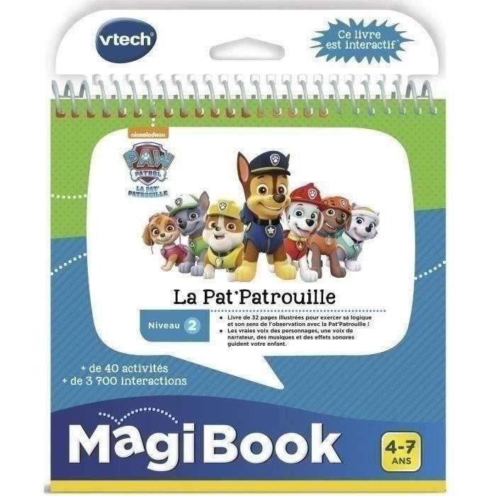 VTECH - Magibook Interactive Book - Go on a Mission with Pat 'Patrouille