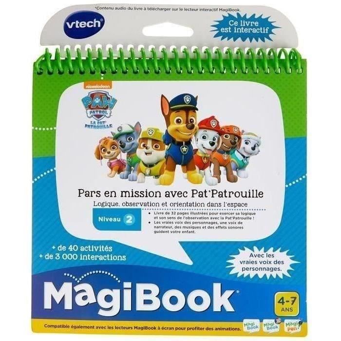 VTECH - Magibook Interactive Book - Go on a Mission with Pat 'Patrouille