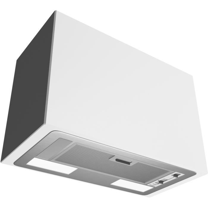 WHIRLPOOL WCT64FLSX Built-in hood - 332 m3 air / h max - 64 dB max - 3 speeds - L 53 cm - stainless steel