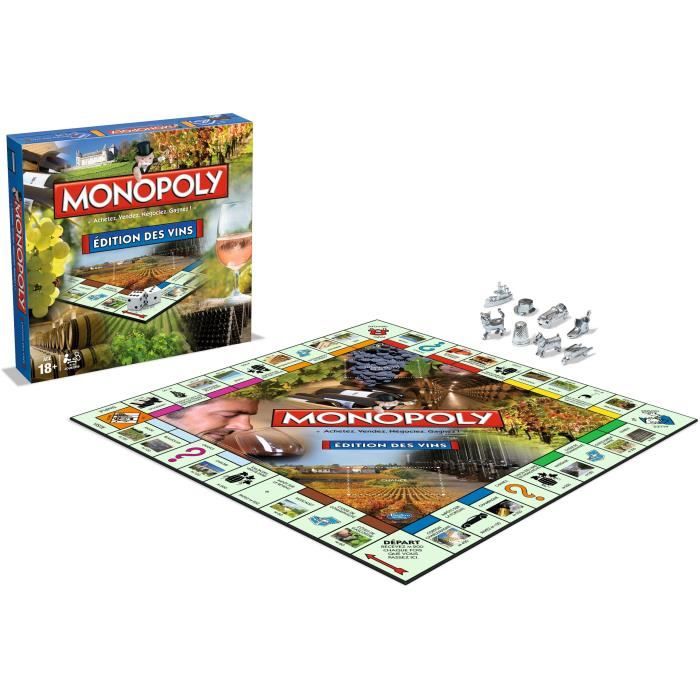 MONOPOLY - Editions des vins - Board game - French version