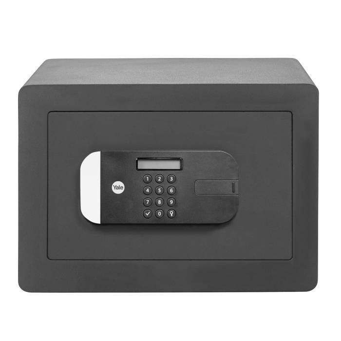 YALE High security safe with electronic lock (SKG certified), domestic size H.25 x W.35 x D.30 cm (18.6 L)