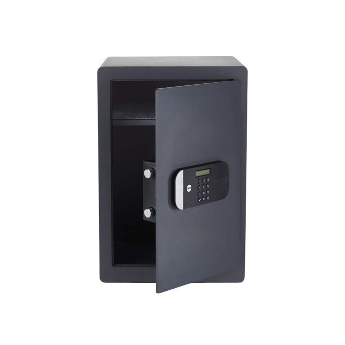 YALE High security safe with electronic lock (SKG certified), professional size H.52 x W.35 x D.36 cm (49.8 L)