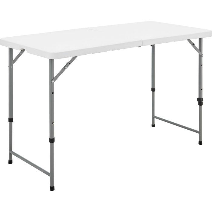 Folding table - 120 cm - 4 persons - Powder coated steel tubes, Ø 25 x 1 mm