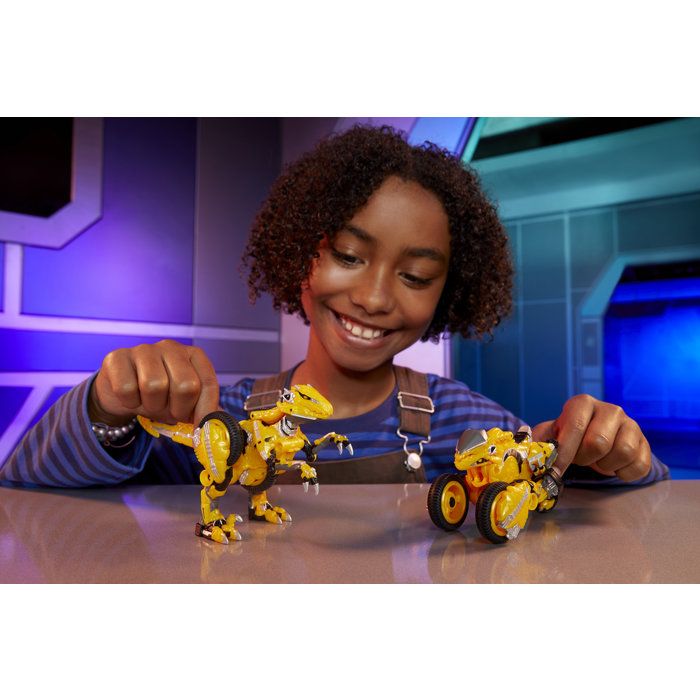Armorsaurs  - Evolver Blaze - 2-in-1 Figure - Yellow - Dinosaur/Vehicle Conversion - Ages 6 and up