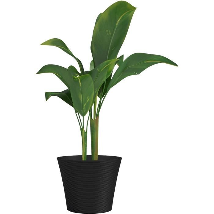 Flowerpot - GARDEN ID - Green Care Sense Black-Anthracite - 50 x 41 cm - 10 year warranty - 100% recycled - UV and frost resistant