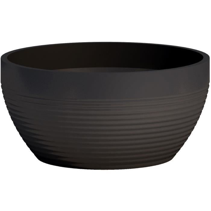 Cup - GARDEN ID - Green Care Impact Black-Anth - 25 x 12 cm - 10-year guarantee - 100% recycled - UV/frost resistant