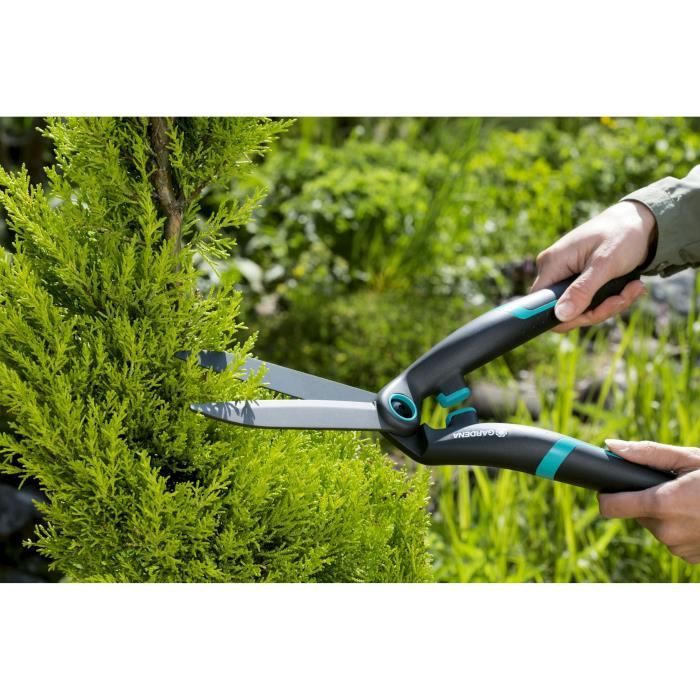 Gardena Cisaille a hedges Precision-Straight blades 180mm-Anti-adherence Revetement-ERGO handles-25 years warranty (12302-20)