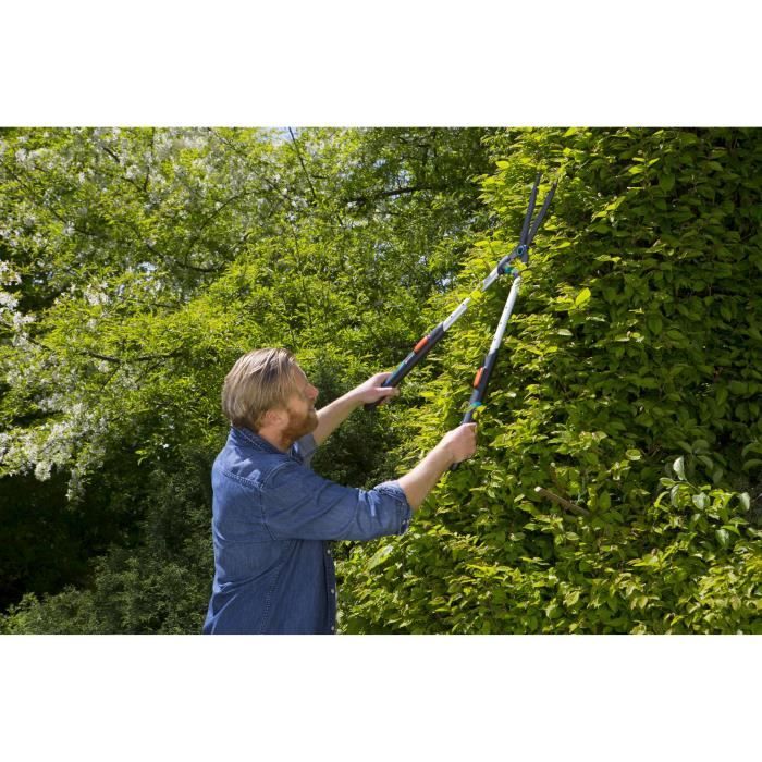 Gardena Cisaille A hedges EasyCUT-Wave blades-Anti-adherence-Ergonomic sleeves-25 years warranty (12304-20)