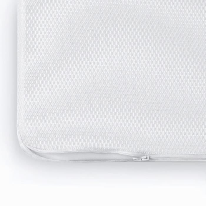 Mattress topper 140x190cm - Tri-technology 7cm - DEKO DREAM