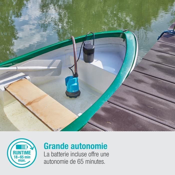 Gardena Shape Pump Light Water 200/2 Li-ion 18V P4A-Max 2000L/H & Pressure Max 2bar-Extension Guarantee 5 Years (14600-20)