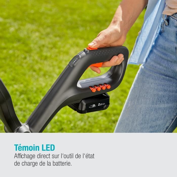 Gardena battery -to -battery cutter - EasyCUT 23/ 18V P4A - 18V - 23 cm (delivered with battery 2.0 AH + charger)